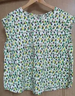 People Tree 半袖Tシャツ 多色ドット柄のサムネイル