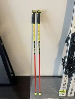 【8/5まで出品】LEKI レーシングスキーポール115センチ (ポールのみ) 8/5まで出品】LEKI レーシングスキーポール115センチ (ポールのみ