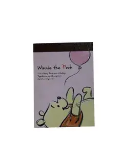 Winnie the Pooh プーさん　メモ帳 ミニサイズ
