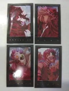 鬼滅の刃　お楽しみくじ　黒死牟　童磨 猗窩座　玉壺　チェキ風ブロマイド　刀鍛冶編