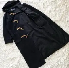 ラルフローレン ポロスポーツ ダッフルコート ウール 9号 ブラック