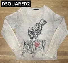 DSQUARED² スカル ロンT S イタリア製　デイースクエアード
