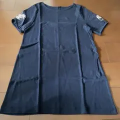 ネイビー 半袖チュニック Lサイズのサムネイル