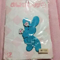 鳥デザインの刺繍ワッペン おしゃれアップリケ　M-133