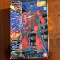 旧キットMG 1/100 シャア専用ザク 素組み 全パーツ揃い
