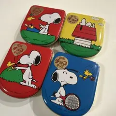 昭和レトロ] 森永チョコチップ スヌーピーレトロ缶 敷き紙付き - メルカリ