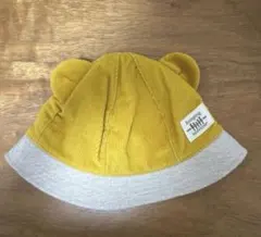 petitmain ベビー帽子　プティマイン コーデュロイ　くま耳