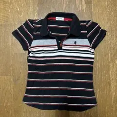 キッズ COMME CA DU MODE ポロシャツ 140 ストライプ