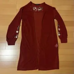 花柄カーディガン