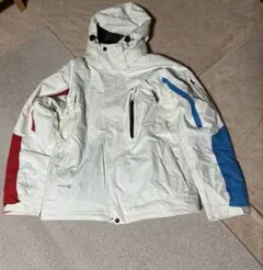 ROSSIGNOL スキーウェア 白/水色/赤色　上のみ