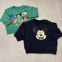 ミッキー　トレーナー 2点セット　80センチ