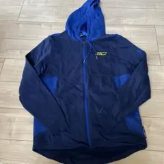 Under Armour フード付きジャケット LG ネイビー/ブルー