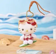 miniso 日焼け　ハローキティ ぬいぐるみマスコット サーフボード