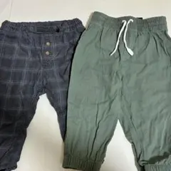 H&M ベビー パンツ 2点セット