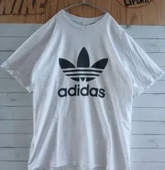 万国旗タグ adidas ビッグロゴ Tシャツ カナダ古着 ビンテージ90s 