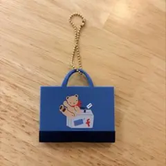 familiar ガチャガチャ ネイビー くま