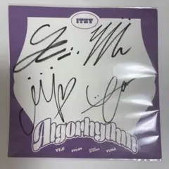 ITZY Algorhythm 日本イベント 対面サイン会 直筆サイン色紙 - メルカリ