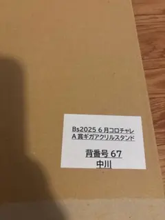 オリックスバファローズ　コロチャレ　A賞　中川圭太　GIGAアクスタ