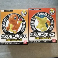 ポケモンキッズ 30周年スペシャル vol.1 フィギュア　ヒトカゲ　ヒノアラシ