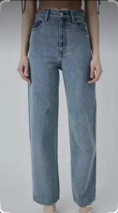 moussy HIGH WAIST STRAIGHT 23 onewash - メルカリ