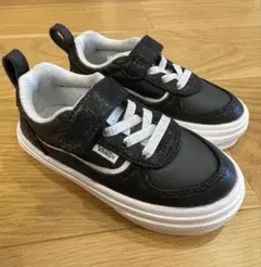 VANS キッズスニーカー ブラック ハート 15cm