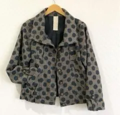美品】comfy コンフィー　水玉　ジャケット　カジュアル　上着　羽織　極美品
