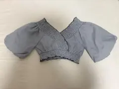 Heather 2wayギンガムチェックトップス