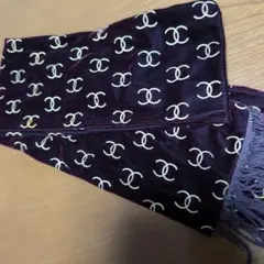 最終お値下げ・ベルベットマフラー ・ボルドー