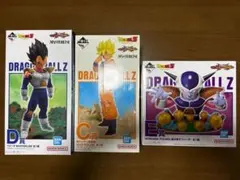 ドラゴンボール⭐︎一番くじC賞、D賞、E賞セット ベジータフィギュア
