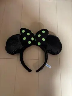 ミニーマウス風カチューシャ ドット柄