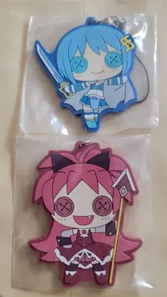 魔法少女まどか☆マギカ 一番くじ　ラバーストラップ 　美樹さやか・佐倉杏子