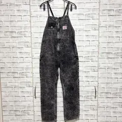 RODEO CROWNS ロデオクラウンズ バックリボン デニムサロペット 黒のサムネイル