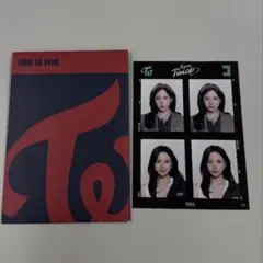 TWICE THIS IS FOR IN JAPAN 証明写真ステッカー ミナ