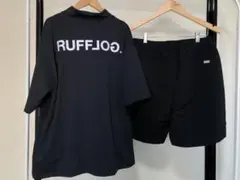 ★RUFFLOG ラフロッグ　Tシャツ モックネック ブラック Lサイズ RUFFLOG ラフロッグ モックネック サイズXL - メルカリ
