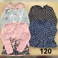 女の子　長袖カットソー　120 春先　まとめ