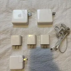 Apple 純正充電器／アダプター／ケーブル セット