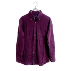 Clothes Lunch シャツ ワインレッド 長袖 Lサイズ コットン 春