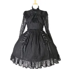 アンドロミオ ゴスロリ ワンピースドレス The Witch's Dress」魔女ワンピース【素材、レース、リボン