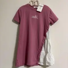 x-girl 半袖ワンピース 130cm ピンク