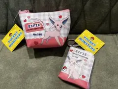 ポケモン　エーフィ　ミニポーチ　ポーチ　財布　コインケース　２点セット　新品