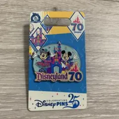 【限定】カリフォルニアディズニー 70周年 ピンバッジ ピンズ ミッキー ミニー