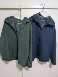 UNIQLO ブロックテックパーカー m メンズ