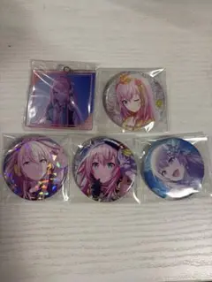 プロセカ 巡音ルカ 缶バッジ キーホルダー 5個セット