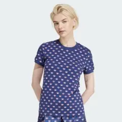 ADIDAS モノグラム スリーストライプス 半袖Tシャツ Mサイズのサムネイル