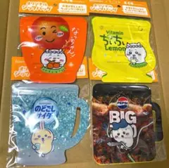ちいかわ×サントリー　オリジナルジップバッグ 4点セット