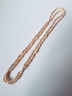 淡水パール ピンク ネックレス ビンテージ　志摩