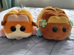 (収納ケース保管)PUI PUI モルカーぬいぐるみ ティッシュケース2点セット