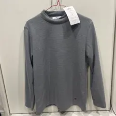 ストライプ タートルネック 長袖 TシャツMサイズ