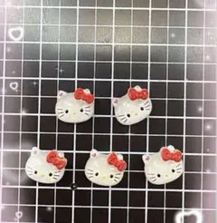 ネイルパーツ　ハローキティ　キティ　キティちゃん　赤　ハート　サンリオ　ぷっくりのサムネイル