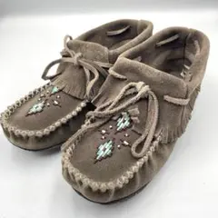 未使用級✨ MANITOBAH MUKLUKS カナダ戦　モカシン　ビーズ
